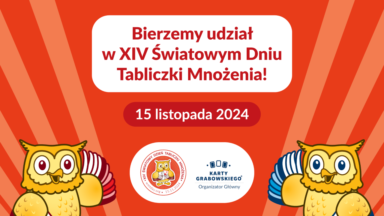 Plakat XIV Światowego Dnia Tabliczki mnożenia